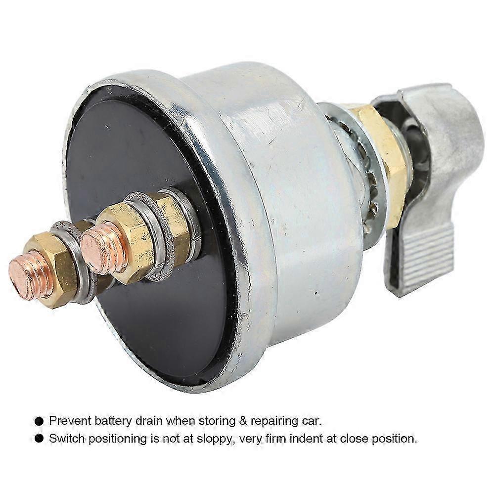 High-Current 12V Master Cut Off Switch for RV and Trailer Battery Protection