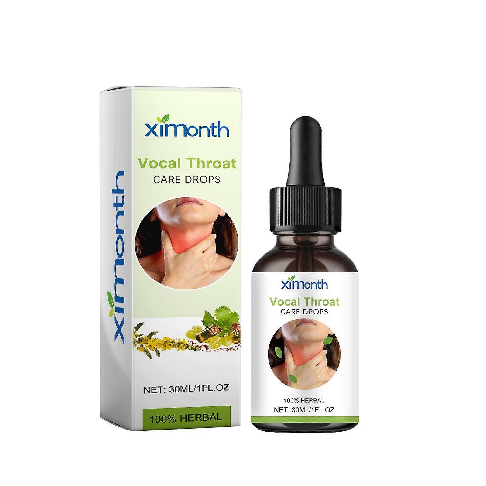 Throat Care Drops Contain Licorice Root Extract, Aloe Vera Extract, Chamomile Extract