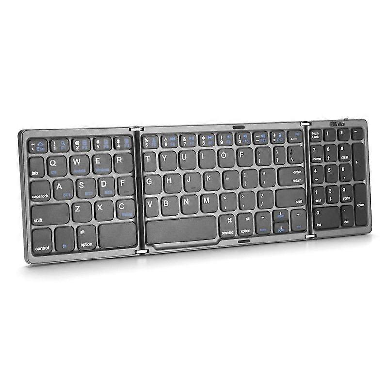 Mini Folding Wireless Bluetooth-compatible Keyboard Universal for Tablet Phone