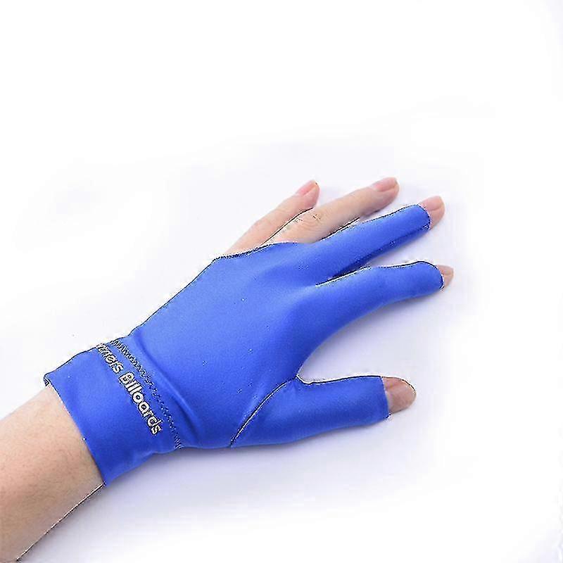 Spandex Snooker Biljart Keu Handschoen Pool Linkerhand Open Drie Vinger Accessoire f26