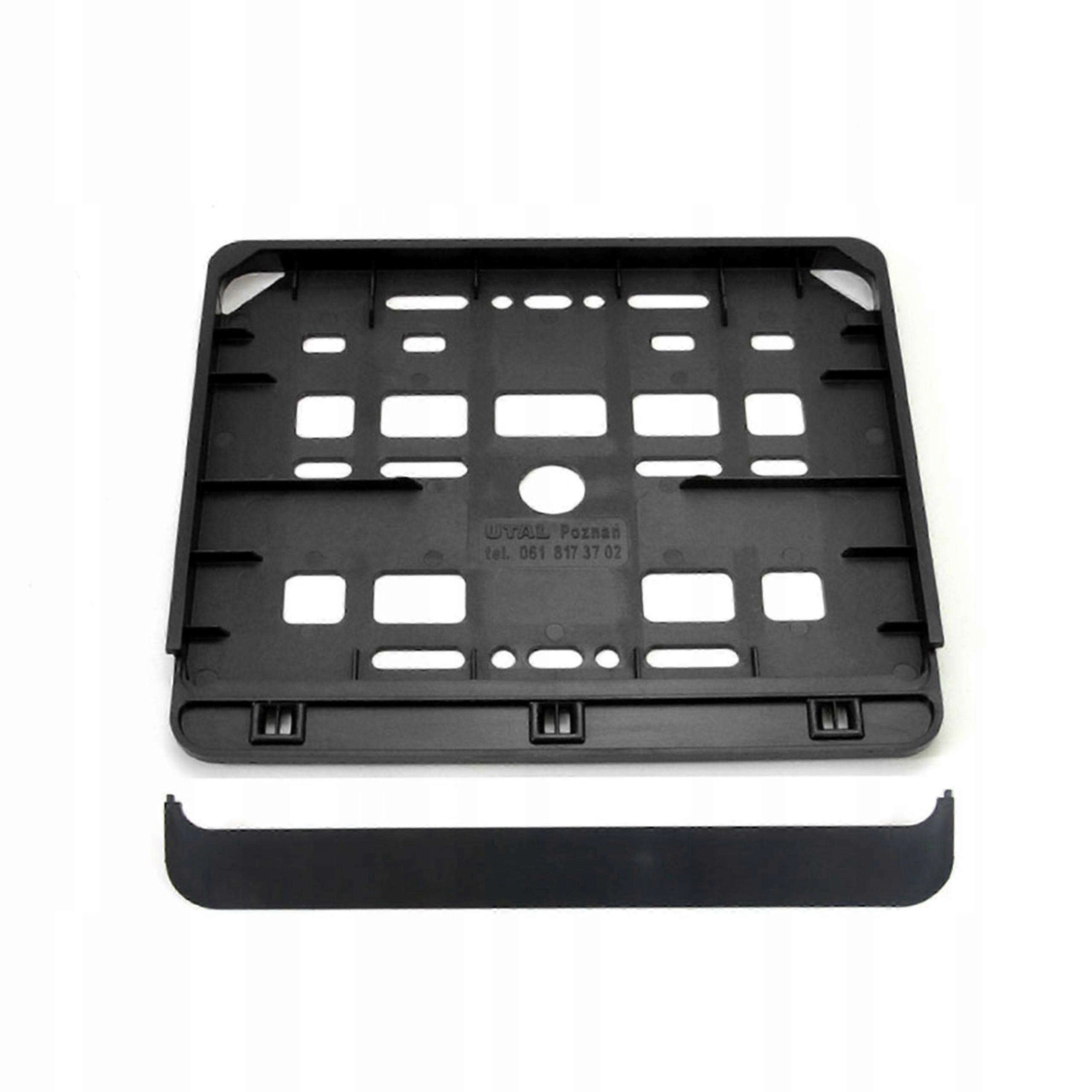 Amio License Plate Frame 01166 Black