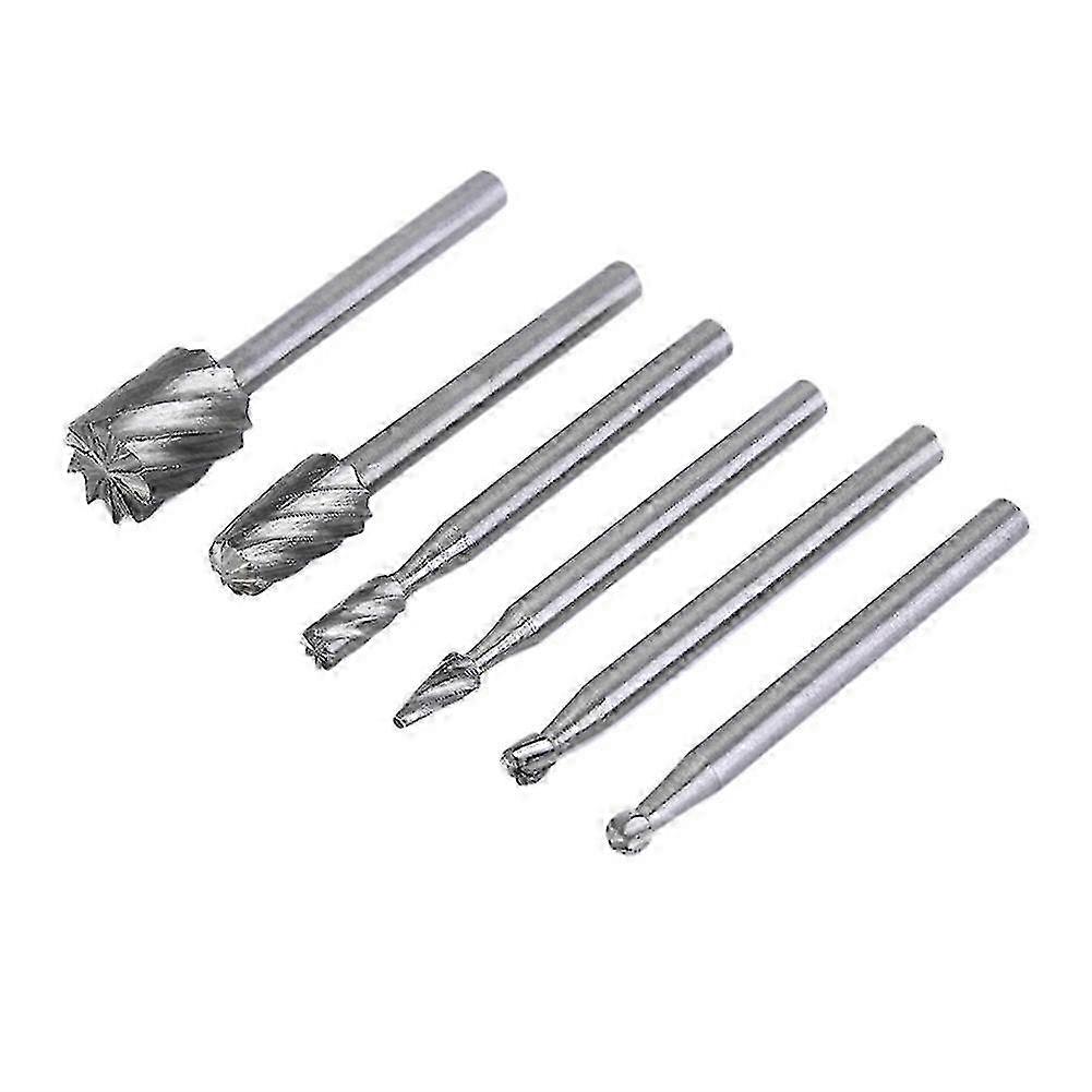 3 x 6Pcs Durable HSS Routing Router Grinding Bits Rotary Wood Carving Slotting Tool