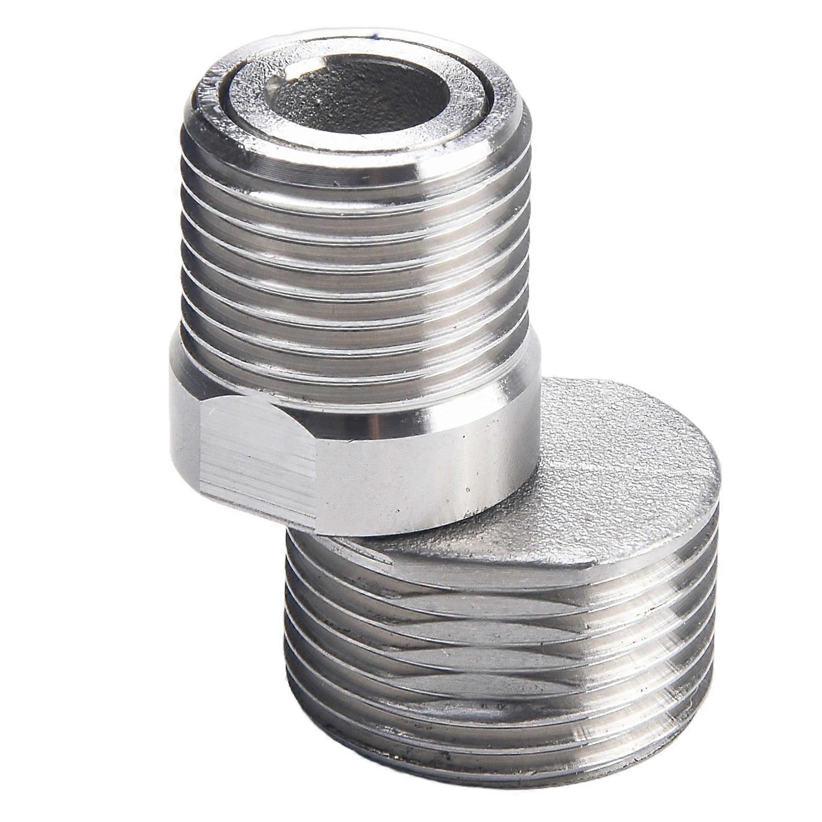 360Degree Adjustable Faucet Angled Curved Foot Eccentric Screw Corner TapAdapter