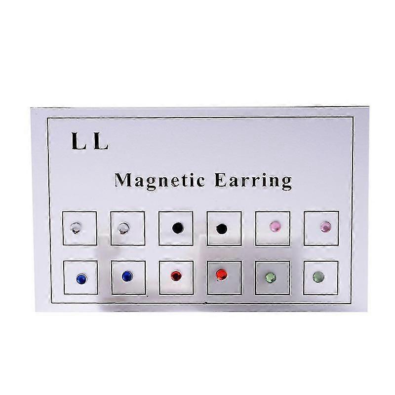 12pcs/set Magnetic Stud All Match Smooth Surface-multicolor