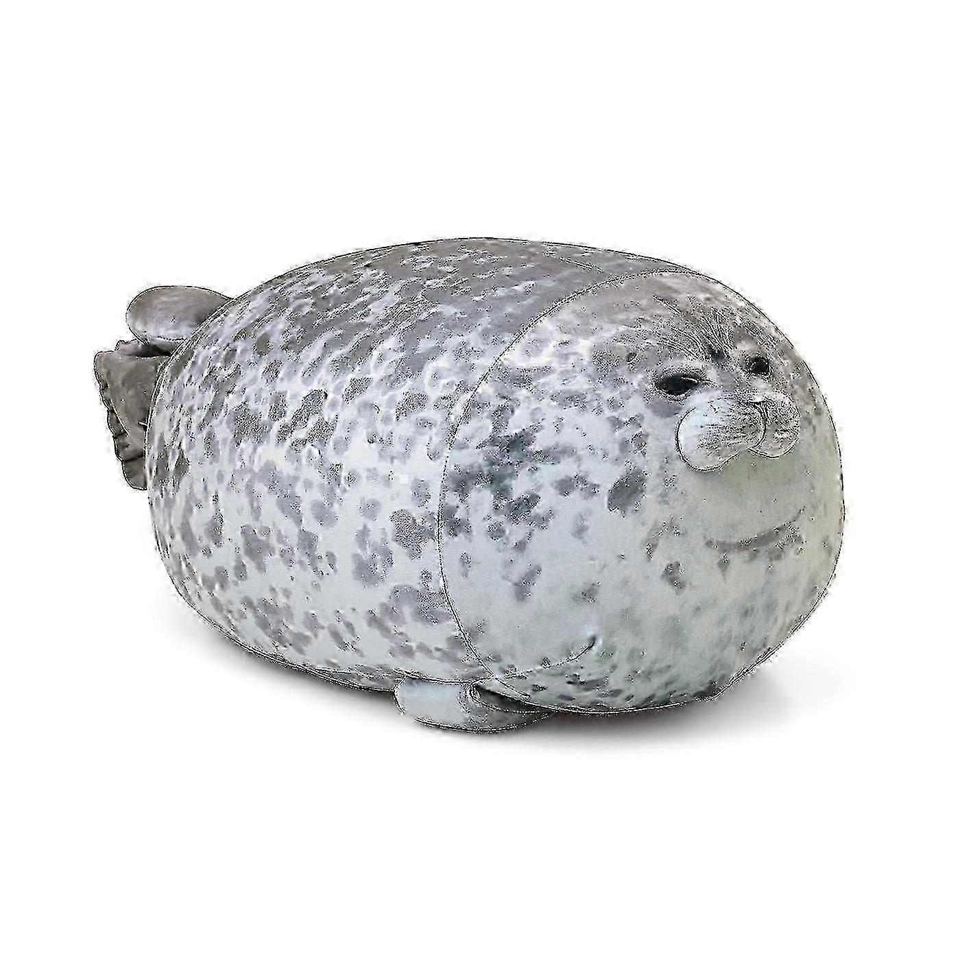 2025 Stuffed Animals Seal Plush Chubby Blob Seal Pillow Soft Cotton Plush Toys Cute Plush Animal Hugging Pillow Cushion Toys Huggable Plush 40cm