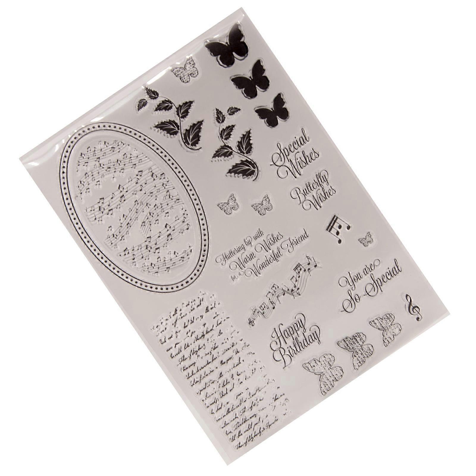 Sturdy Silicone Clear Journaling Seals Ideal for Handmade Cards Notebook Decoration and Paper Craft Multicolor