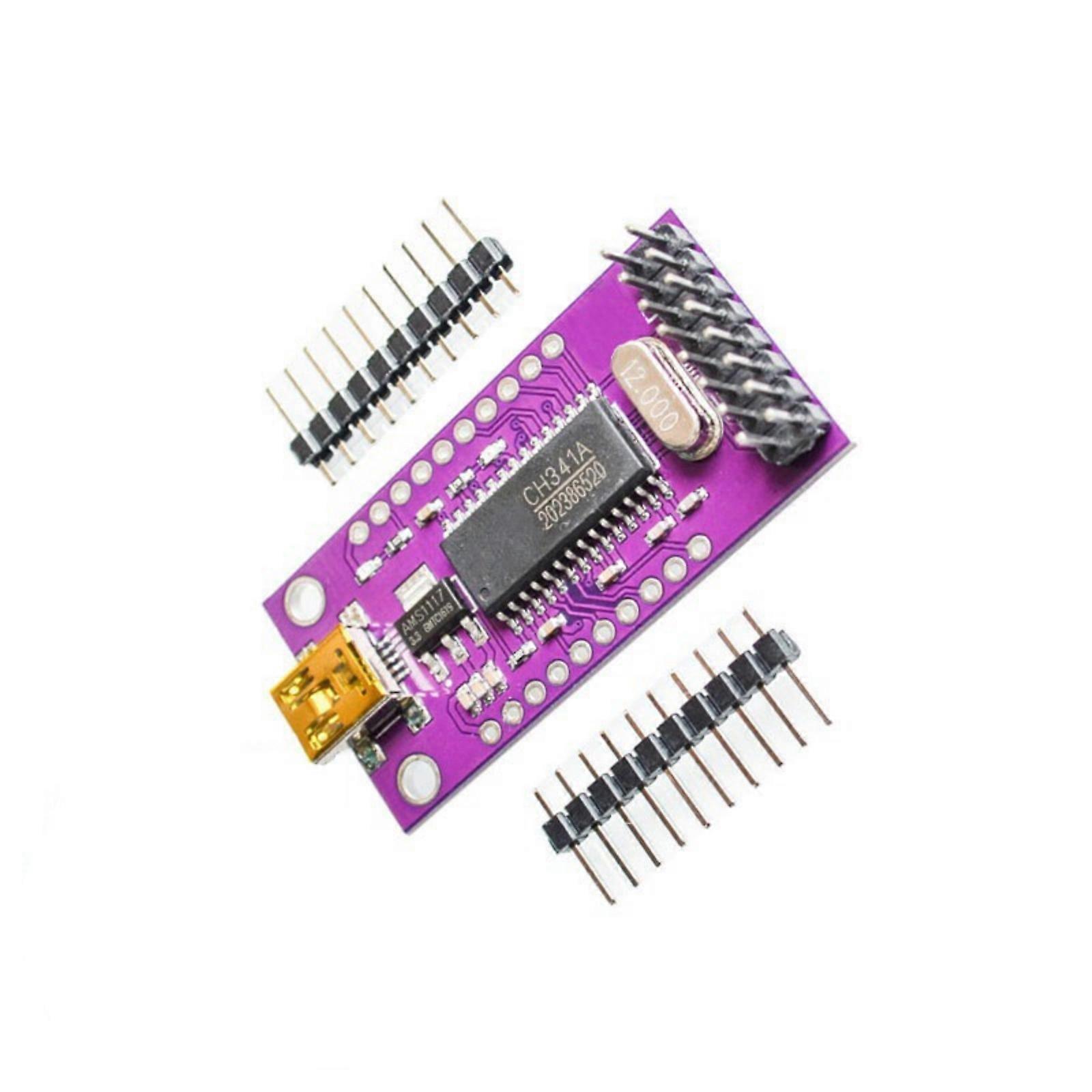 MultiPurpose MCU341 CH341A USB Bus Adapter Module For Microcontroller Programming And Real Time Data Acquisition Multicolor