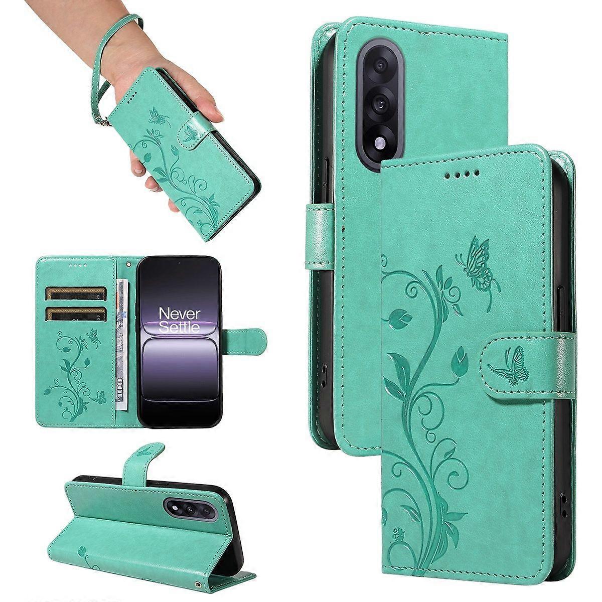 Flip Case for OnePlus Nord 5 5G Apricot Blossom Print Shockproof Protection Wallet Phone Case with Card Slots and Removable Wrist Strap