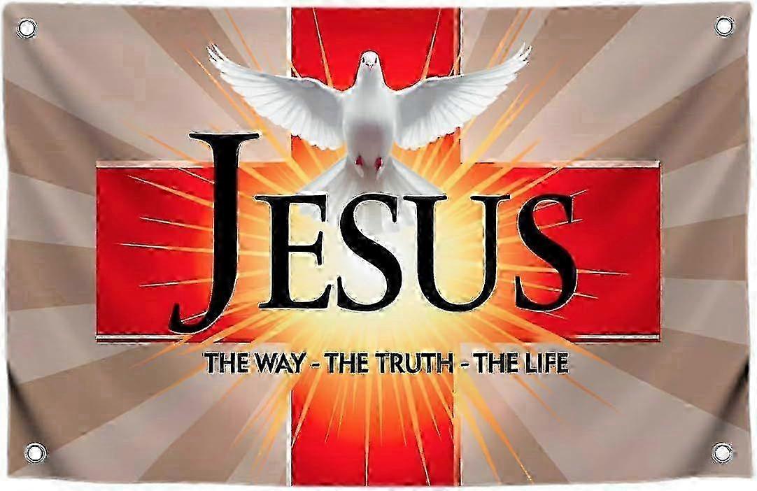 Ft Christian Flag Jesus The Way UU 0727