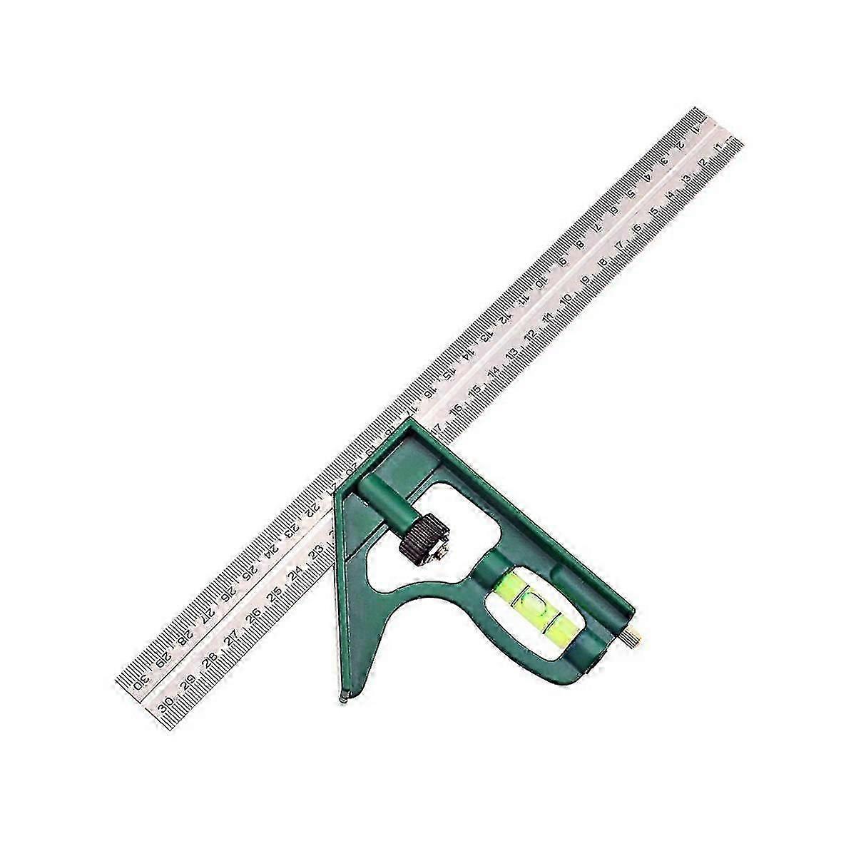 300mm Adjustable Stainless Steel Protractor Square Combination Square