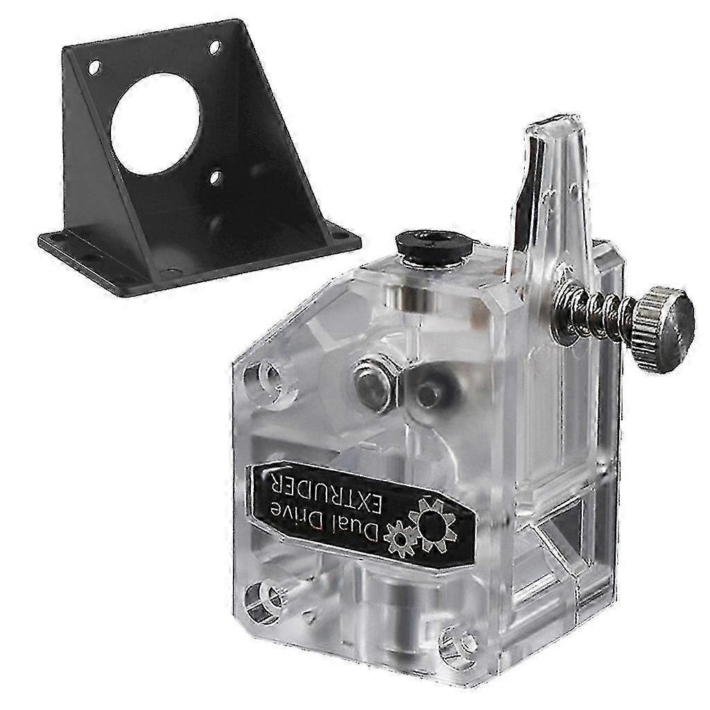 High-Precision Dual Gear Extruder Kit for 3D Printer DIY Upgrade and Filament Feeding