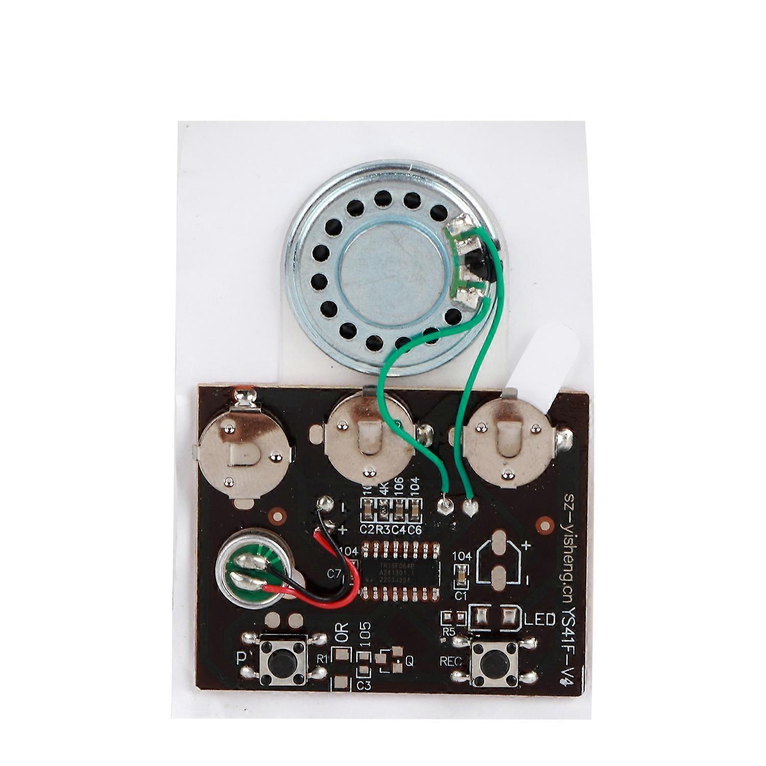27s Recordable Music Sound Voice Module Chip 0.5W with Button Battery Key Control