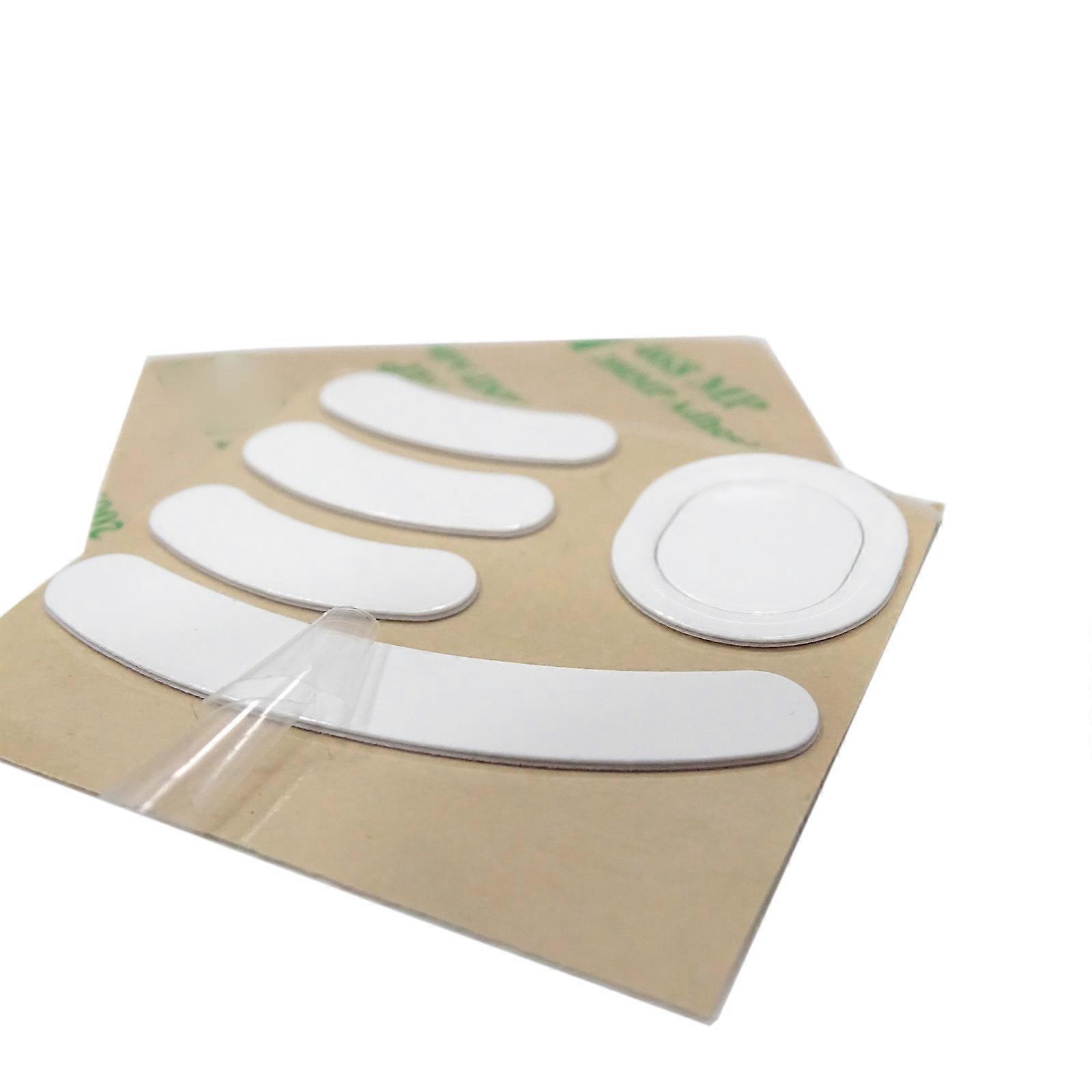 1 set de picioare de mouse pentru GPro Mouse fără fir Înlocuire Picioare de mouse Alunecă Margini curbate Picioare de mouse Autocolant alb