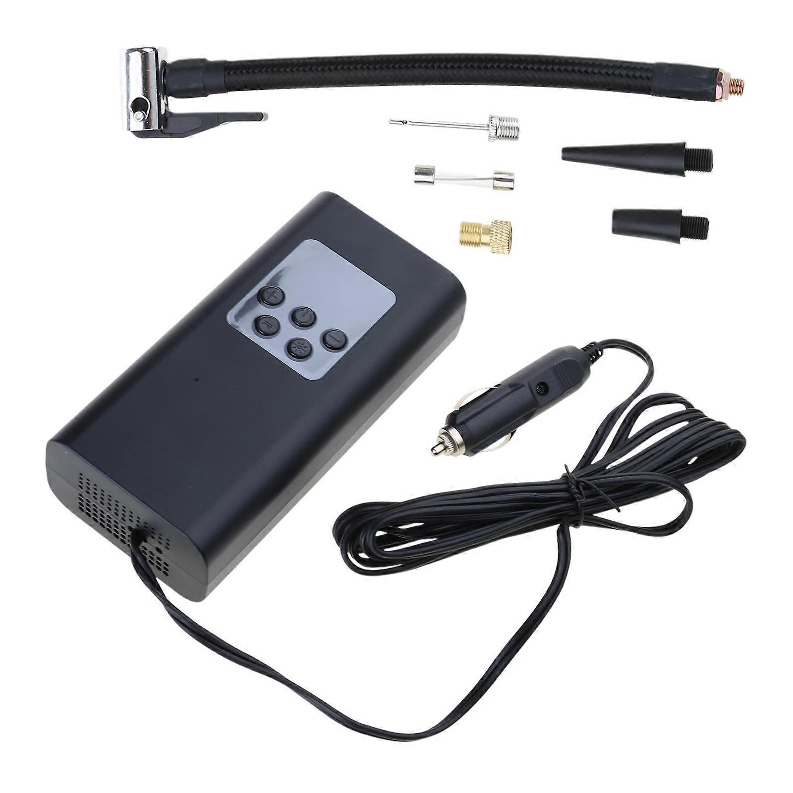 Electrical Intelligent Wireless Tire Inflator Air Compressor for Car Motorbike Tyre Inflatable Pump with Digital Display Multicolor