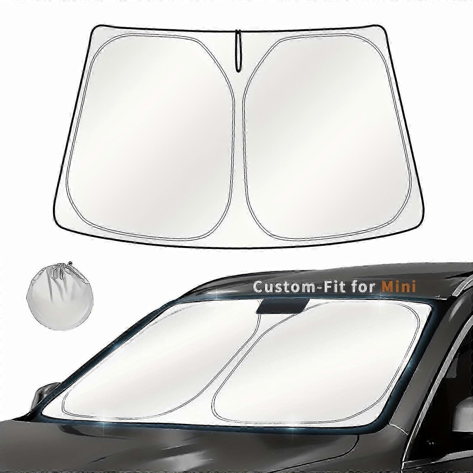 Custom-Fit for Mini Crosstrek Windshield Sun Shade, Sunshade Cover UV Block Front Window with Foldable Sun Shade Cover Cool Protection Visor
