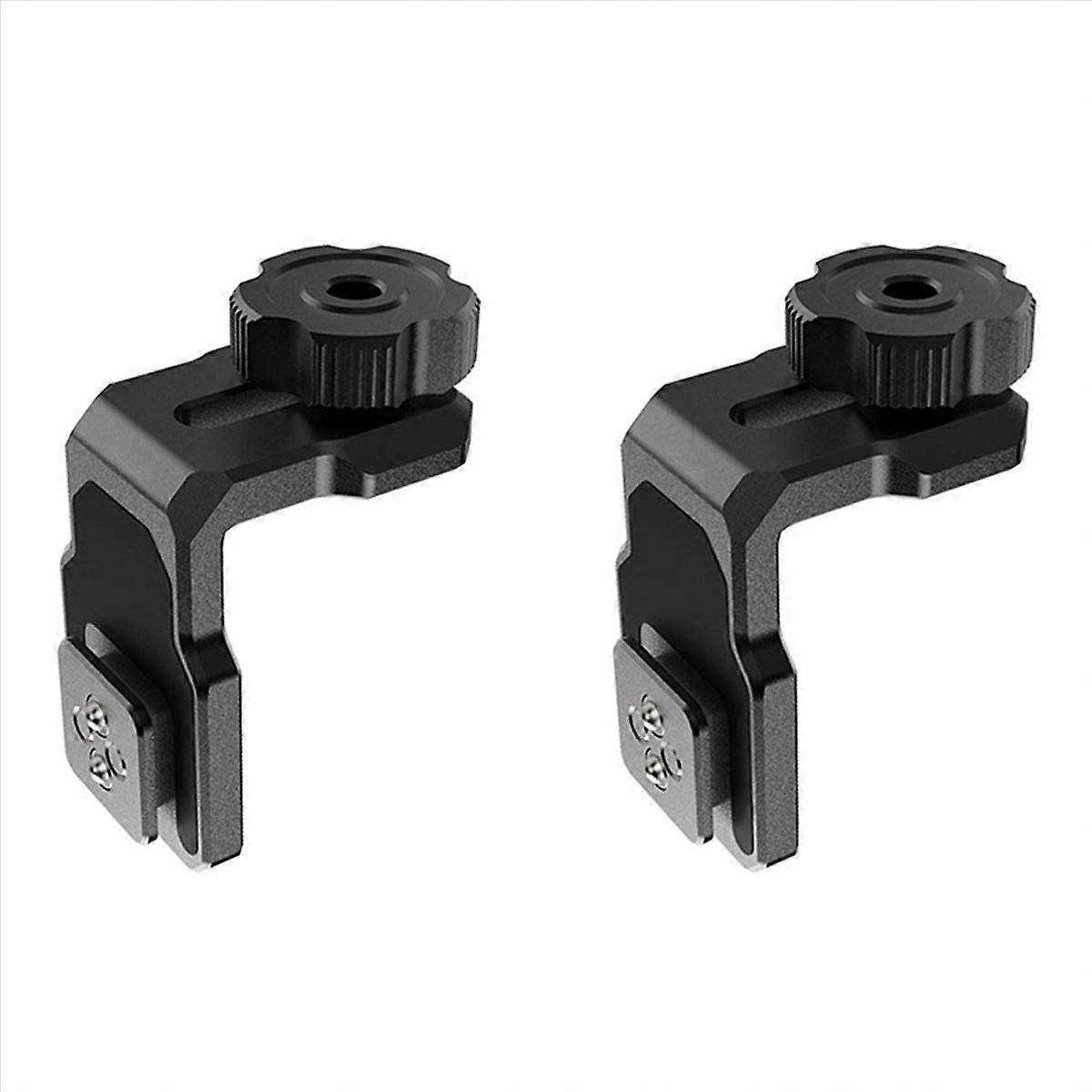 2X Wireless Transmission Base Plate Holder with 1/4 Cold Shoe Mount for CineView HE/SE/Quad for RS2/