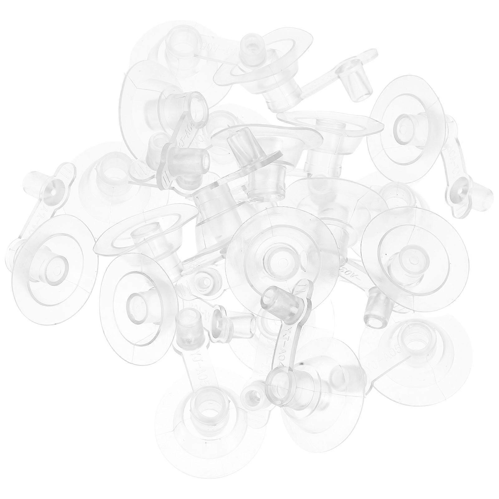 Air Inflator Nozzle PVC Valves for Connecting 20Pcs for Inflatable Toy Use