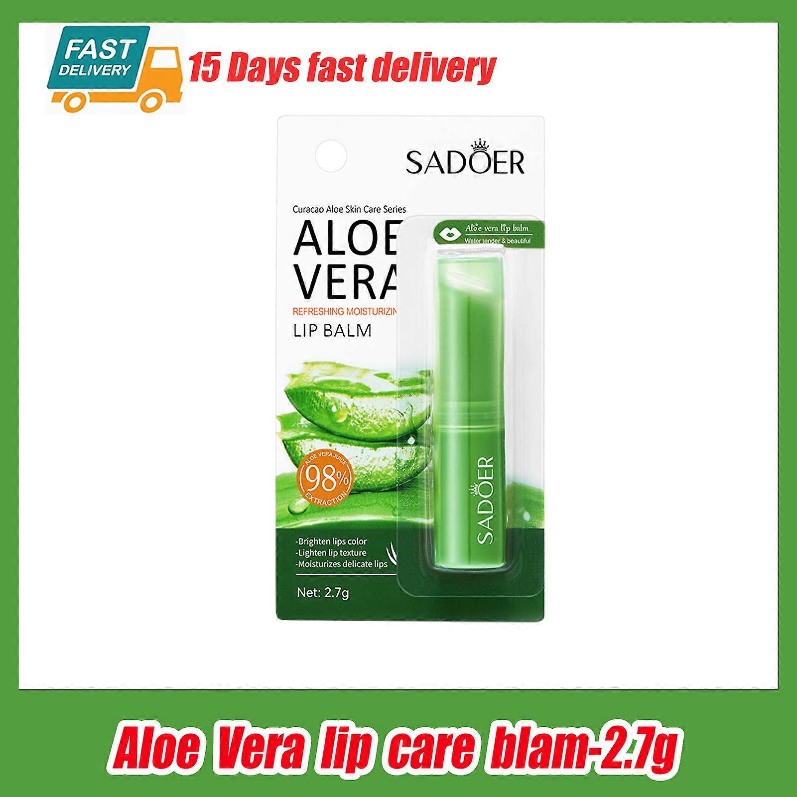 Lip Aloe Balm Nourishing Refreshing Hydrating and Moisturizing Preventing Cracking and Repairing Lips Gentle Non Irritating