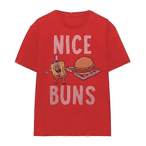 SpongeBob SquarePants Womens/Ladies Nice Buns T-Shirt