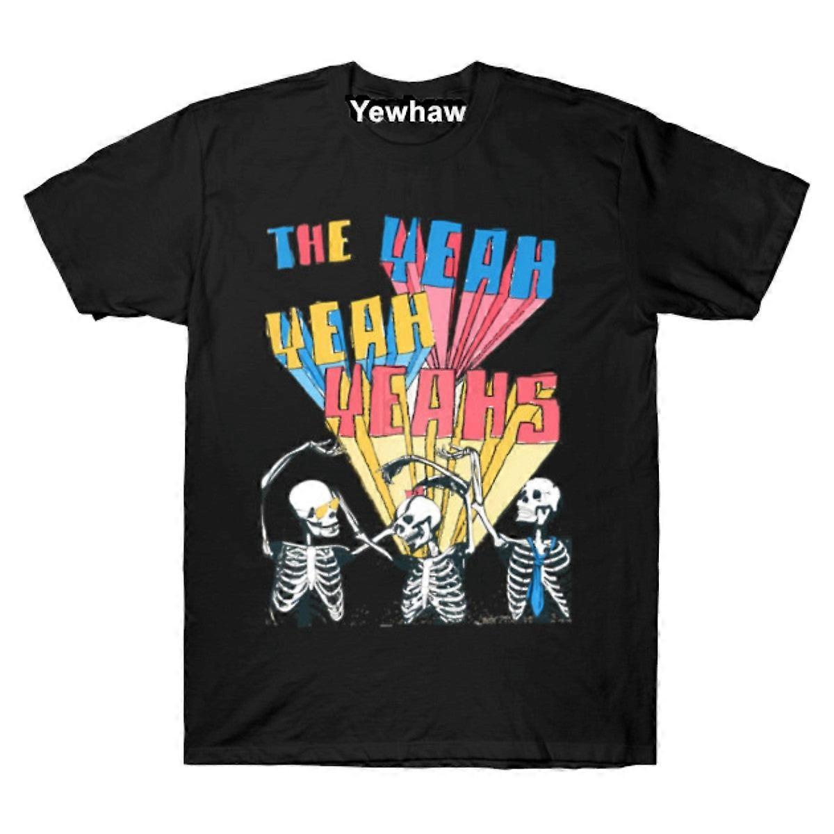 Yeah Yeah Yeahs Dancing Skeleton Pop Art T-shirt