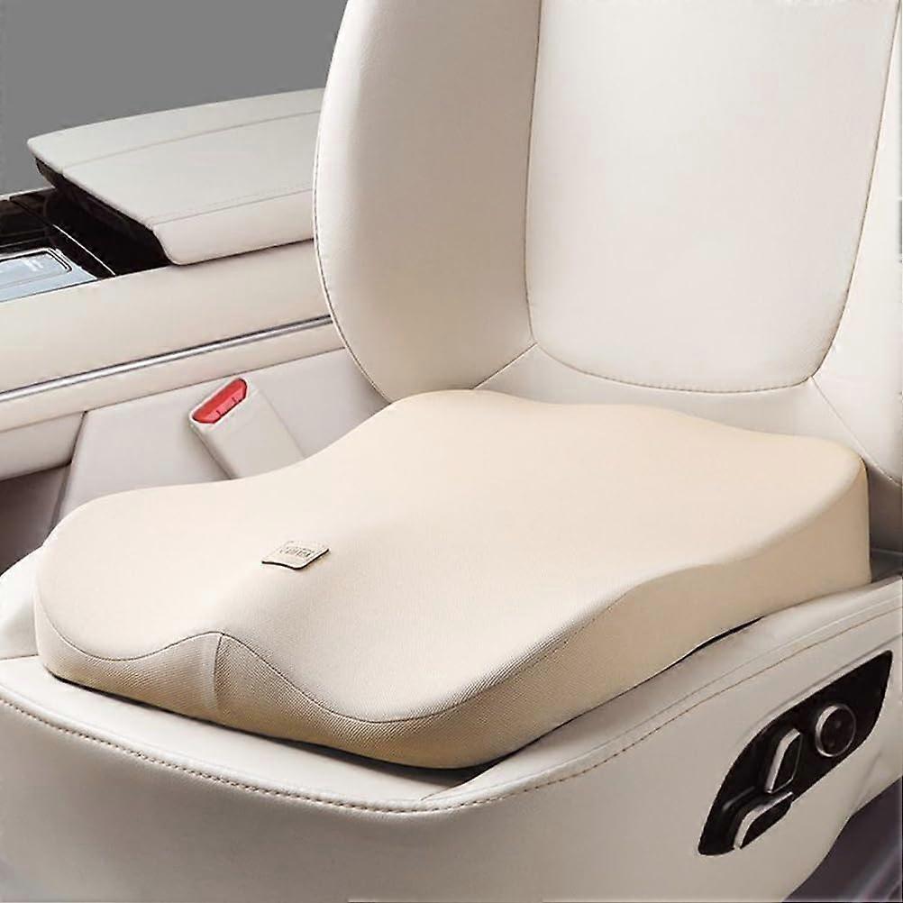 Car Seat Cushion for Short Drivers Memory Foam Booster Pad with NonSlip Back and Removable Cover