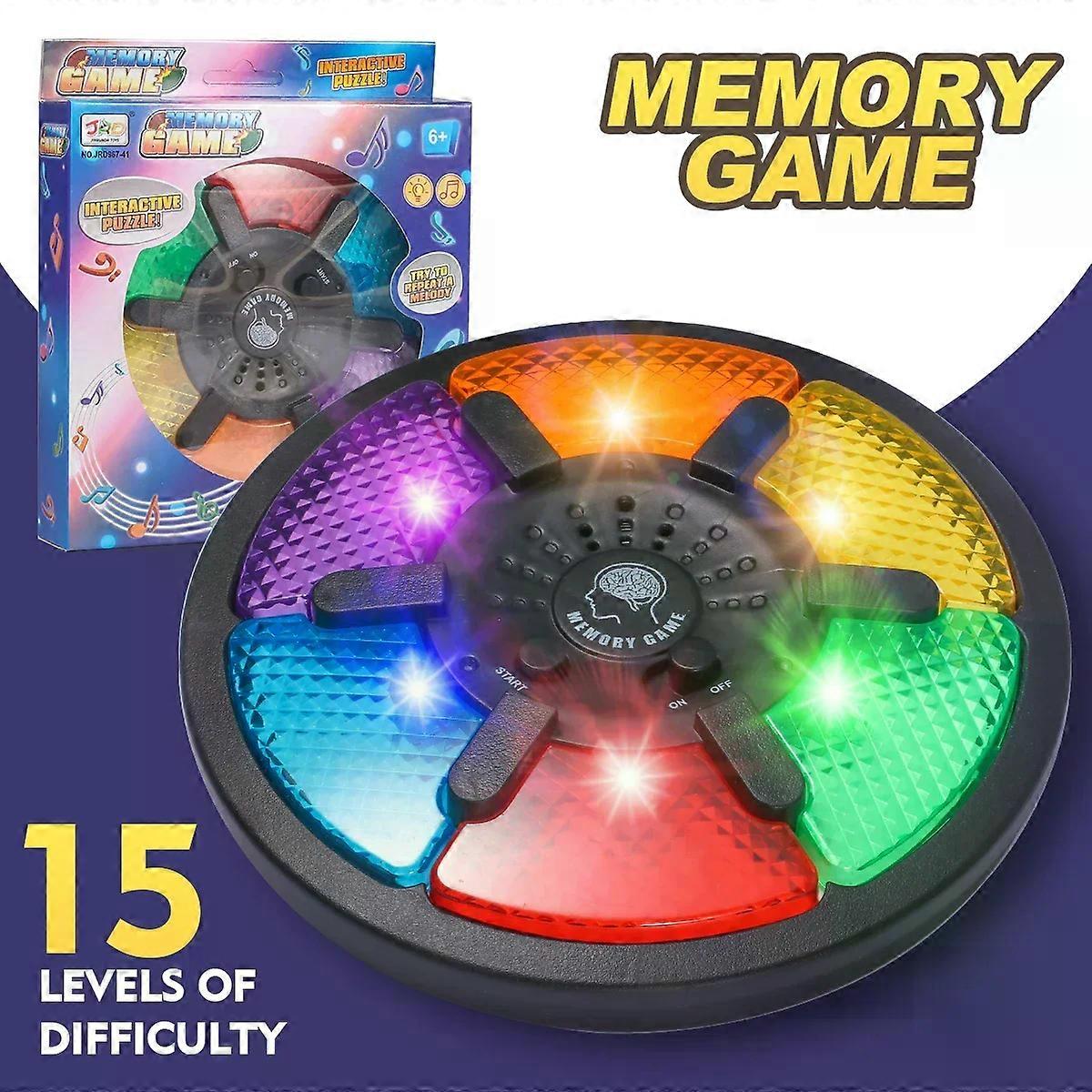 Memory Game Machine Handheld Electronic with Light and Sound Puzzles Creative InteractiveToys Training