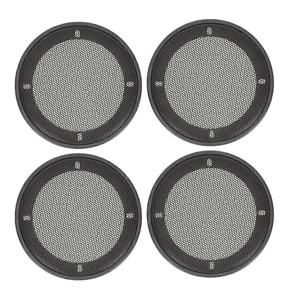 Black Speaker Mesh Cover for Car with 4Pcs Durable Grill Guards
