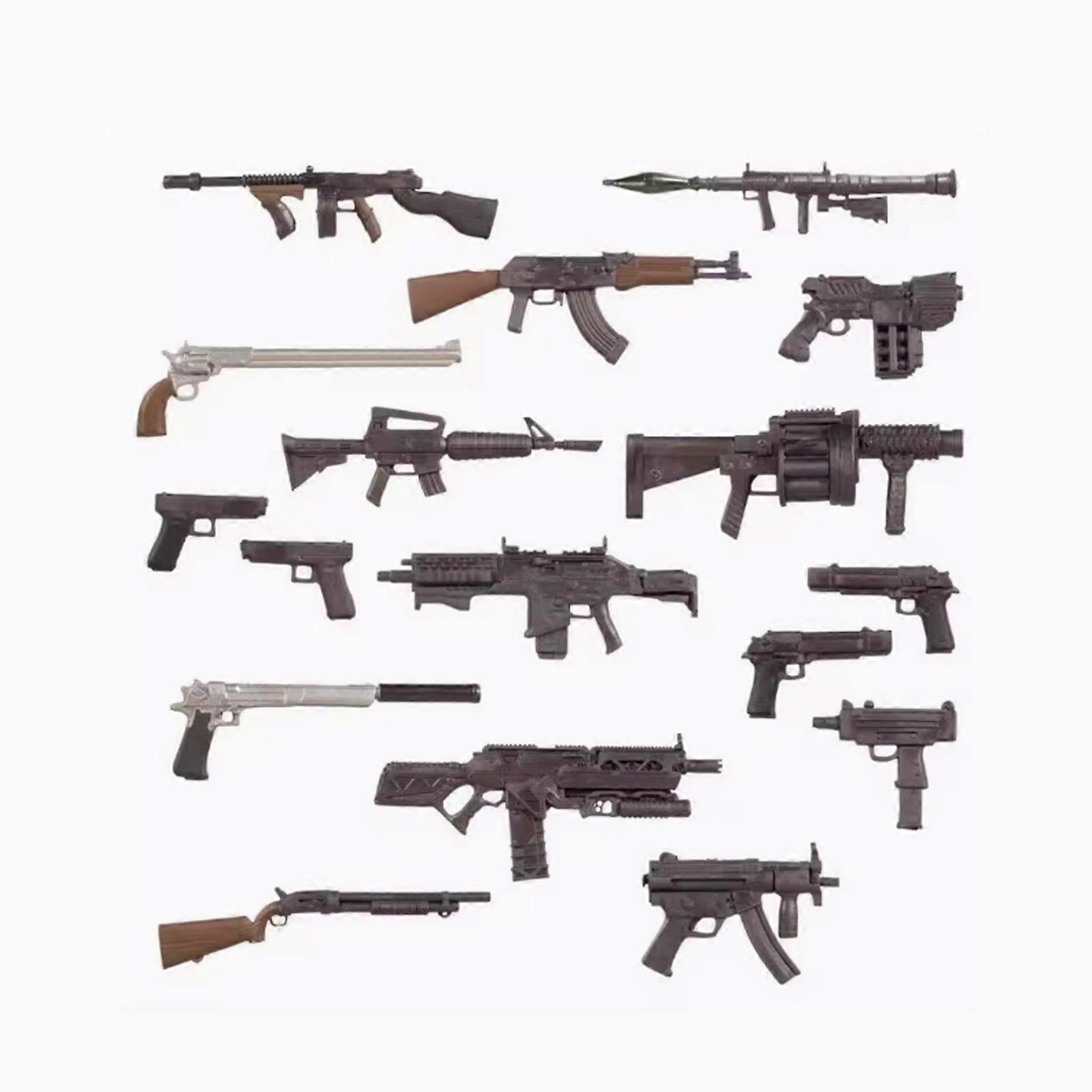 17pcs McFarlane Toys Munitions Pack Weapons  Loose Accessories for Action Figures