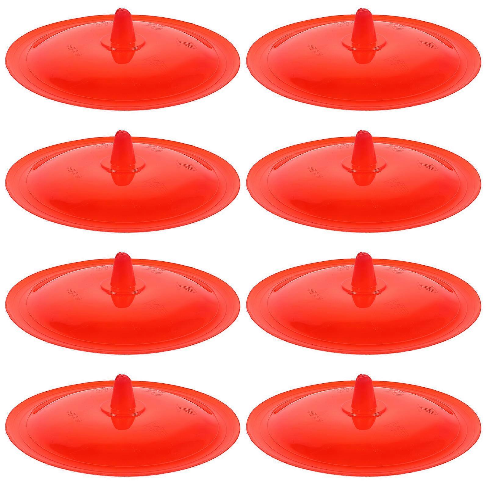 Plastic Urinal Bucket Lid Spittoon Chamber Pot Lid Replacement 8Pcs Set