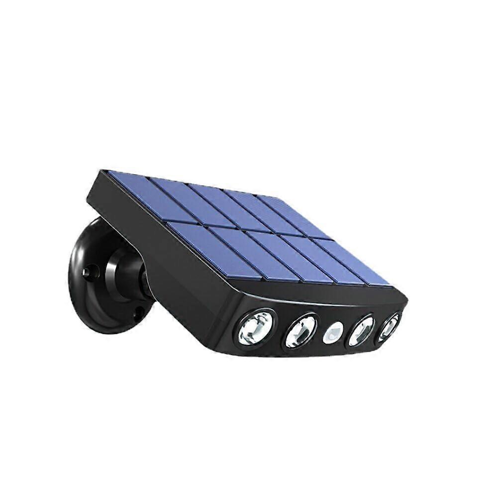 Solar Flood Light with Smart Motion Sensor, Waterproof LED Outdoor Security Wall and Yard Lighting