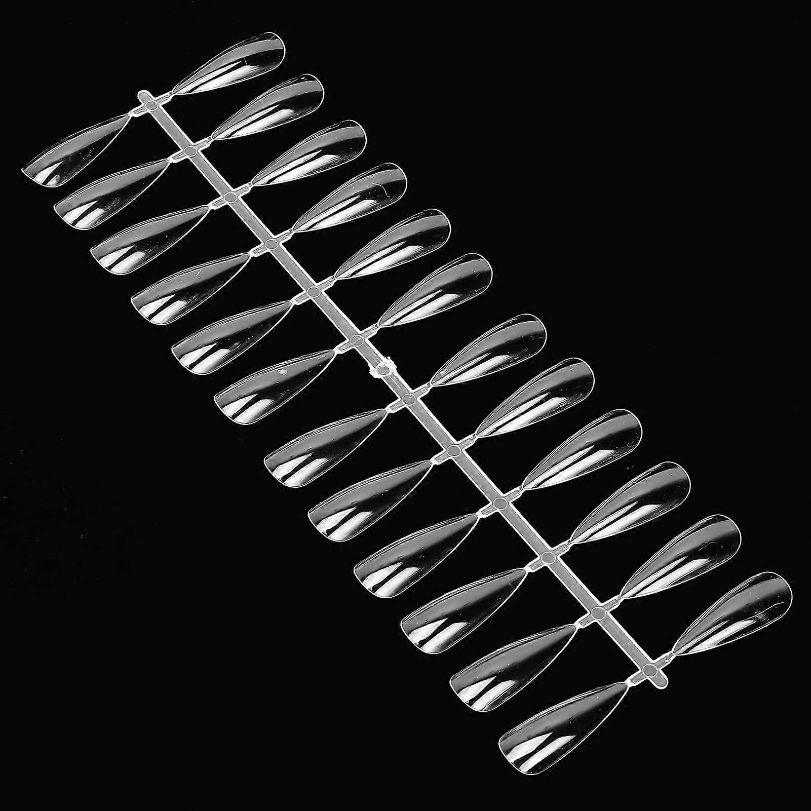 240pcs Clear Nail Swatch Sticks Set, 240Color Display Tips for Polish and Nail Art Presentation