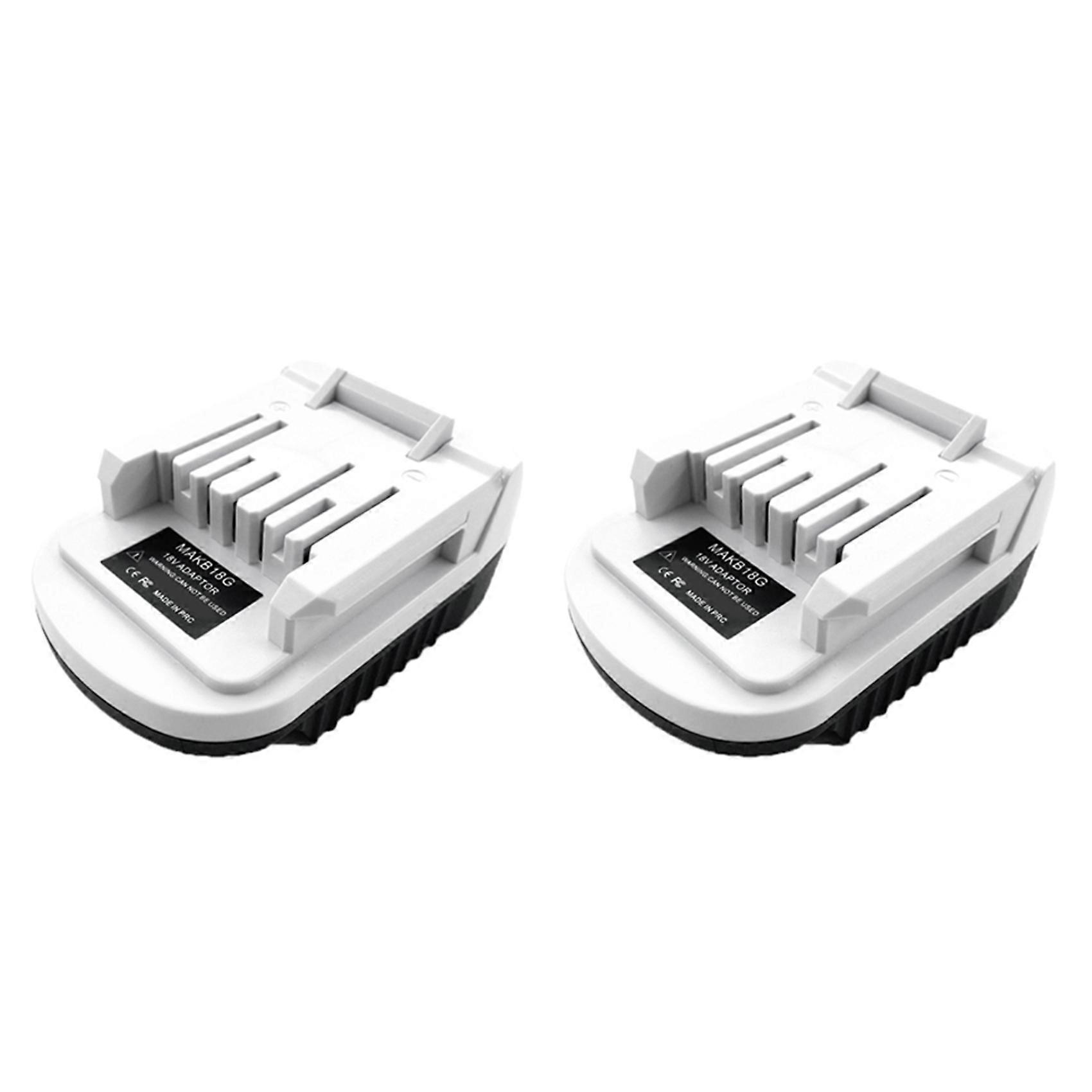 2X for Makita 18V Li-Ion Battery to Replace for Makita G Series Battery BL1813G BL1815G BL1811G Lithium Battery Adapter