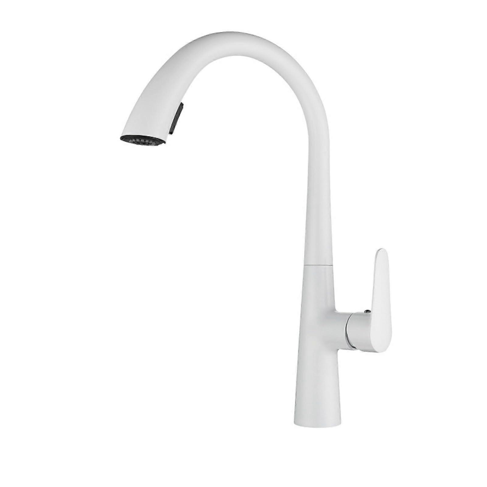 Pull Out Kitchen Faucet with Sprayer, 360° Swivel Rotation, Dual Mode Water Flow, Chrome Finish