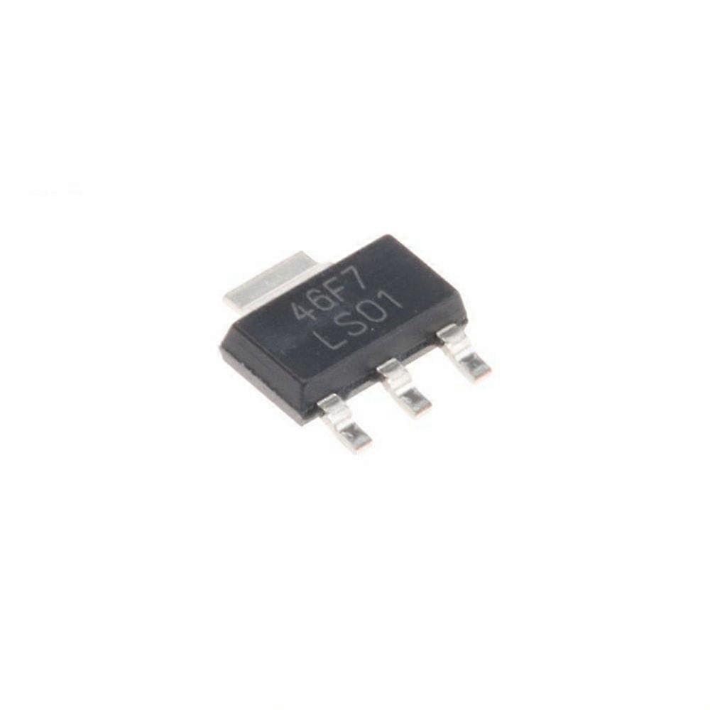 LMS8117AMP3.3 SOT223 Linear Regulator LS01, 4 Pieces, Fixed 3.3V