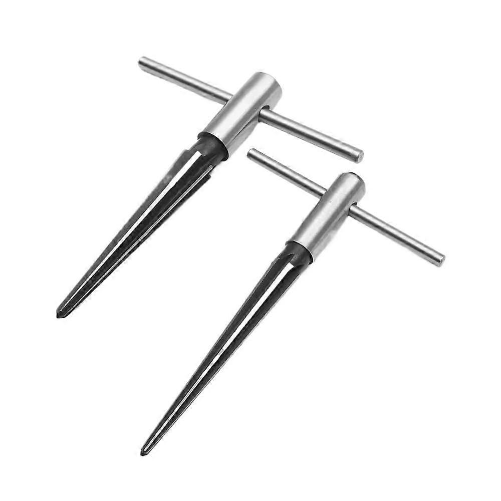 2PCS Adjustable Hand Tapered Reamer Set 1/81/2 and 5/325/8 HSS Precision Hole Expanding Tool