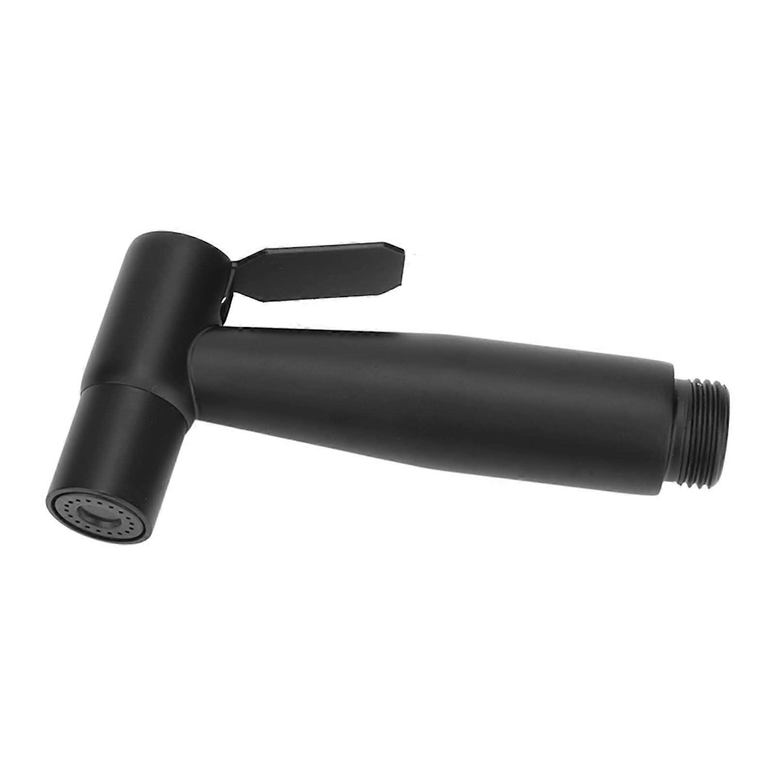 Handheld Bidet Sprayer with Hose and Wall Mount, Black G1/2 Thread Bathroom Shower Set