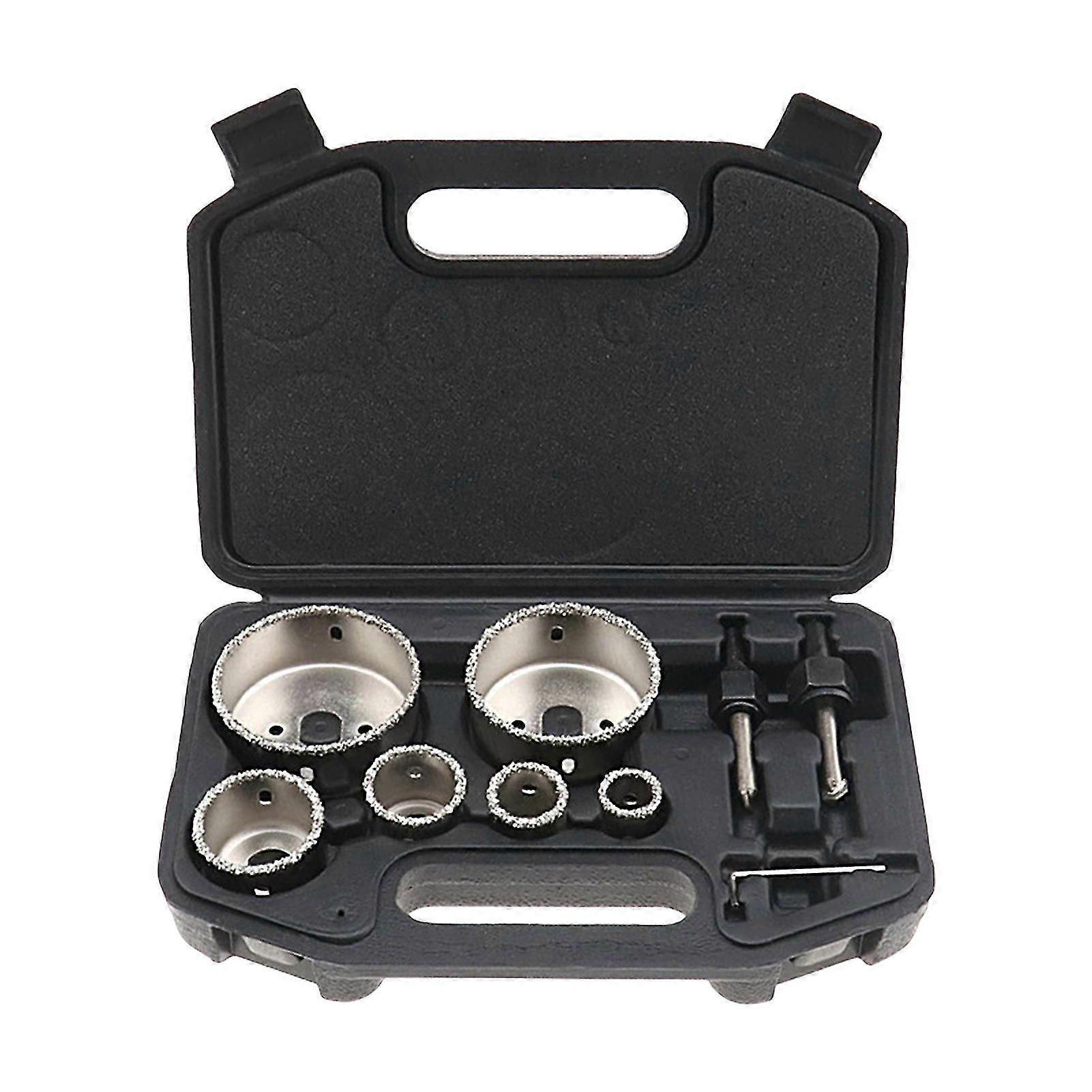 9pcs/set Hole Saw Kit High Strength Dedicated Sharp Hole Opener Punching Accessories For Workshop