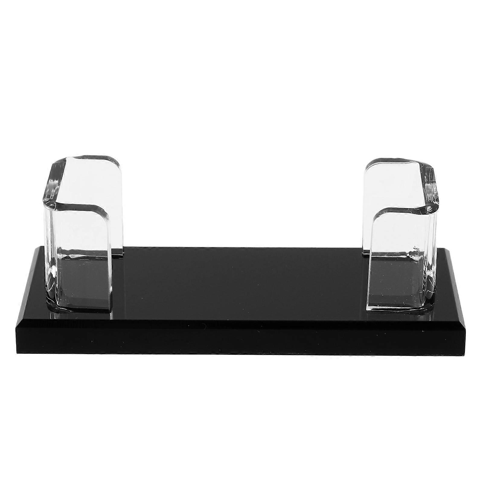 Transparent Acrylic Business Card Holder for Desk Use 2Pcs Card Display Stand