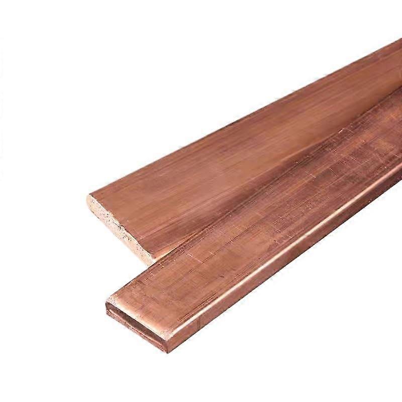 Copper Flat Bar 500mm x 25mm 0.6mm Thick  Conductivity Copper Busbar for Electrical Use