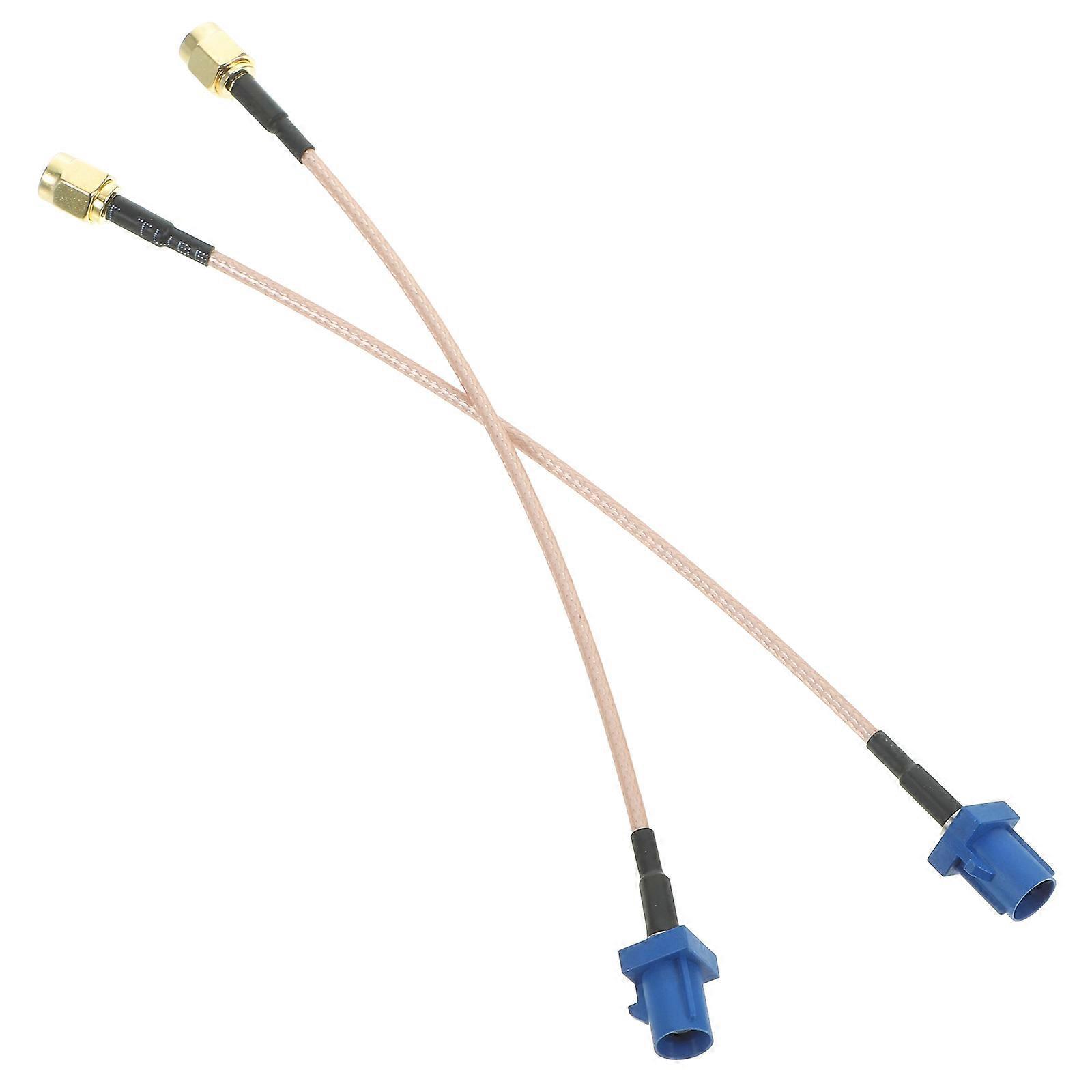 Car Antenna Extension Cable for Vehicle Use 2Pcs C Type Sma