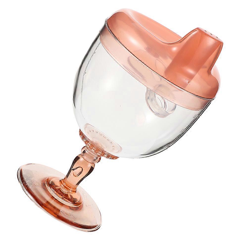 Shatter Proof Plastic Goblet for Kids Beverage Use with Lid