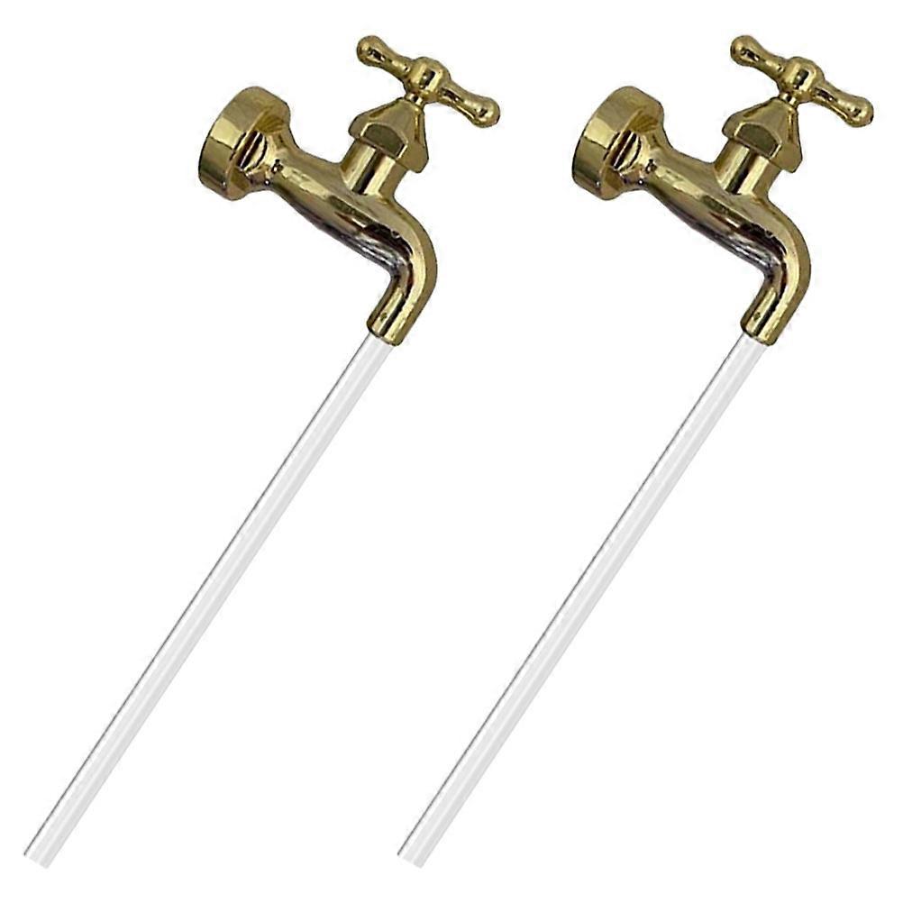 Garden Decor Spray Fountain Faucet Flow Device 2Sets