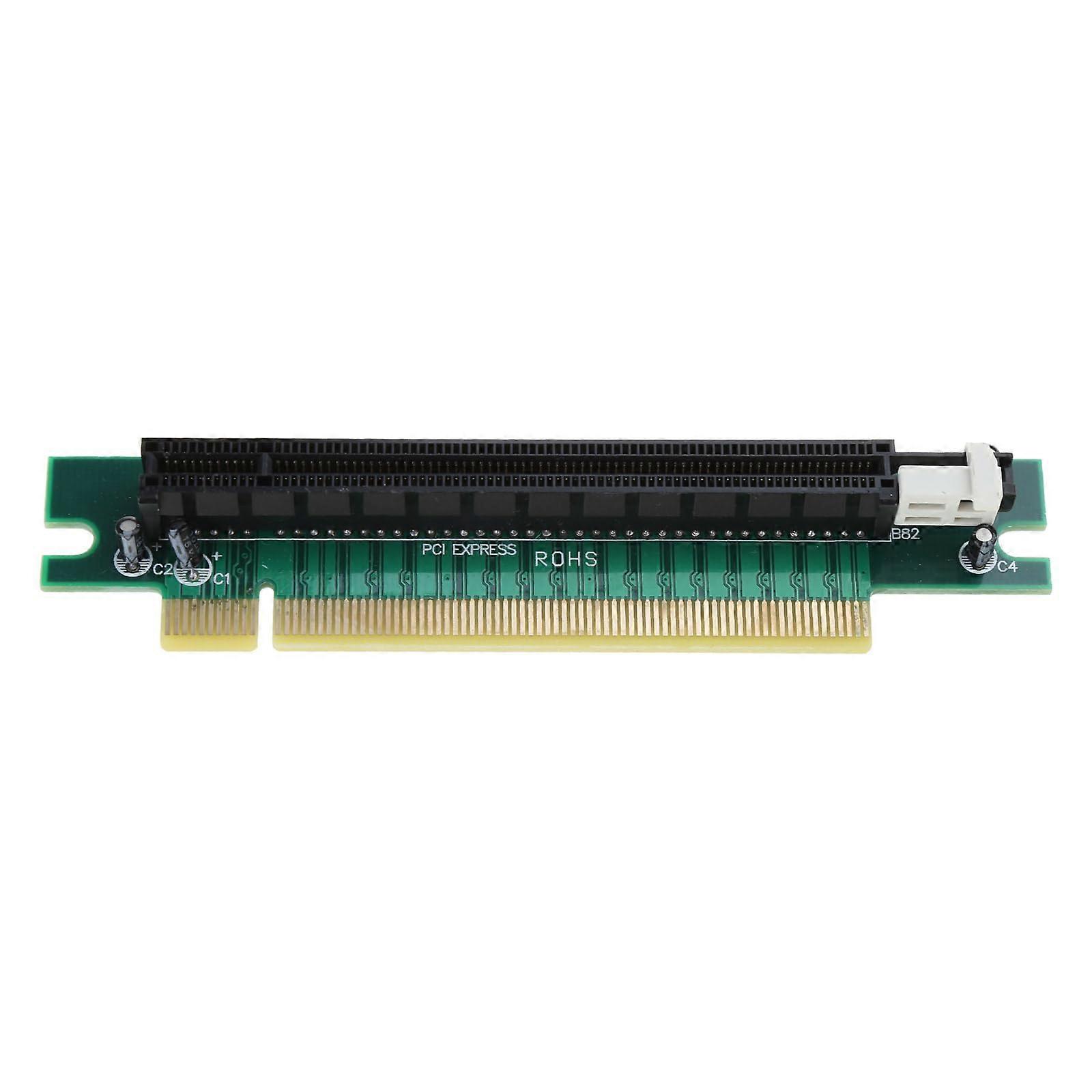 PCIe 16x Riser Card 90° Right Angle Adapter for 1U Server GPU with Durable Metal Construction