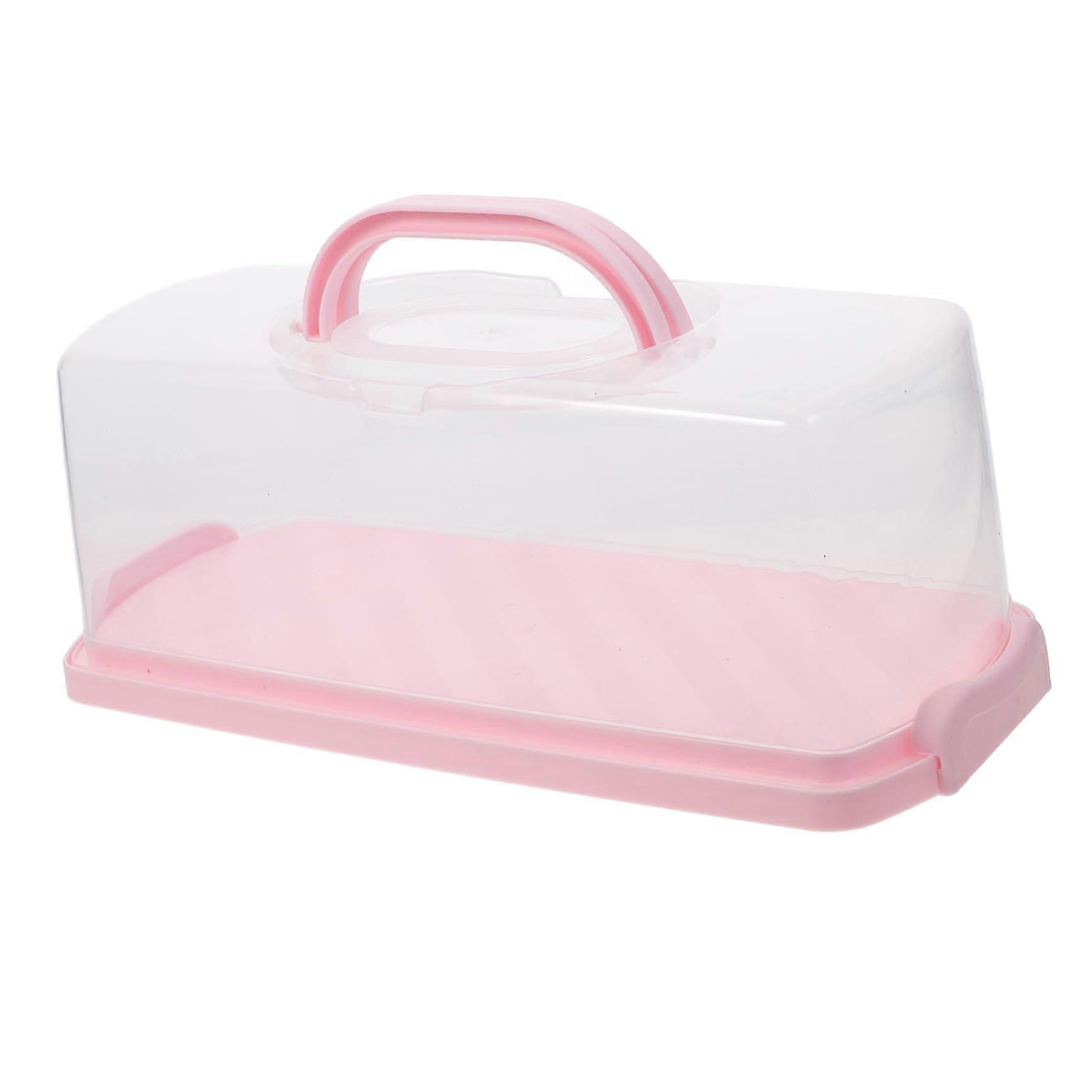 Rectangular Airtight Bread Storage Container with Lid for Cakes Cookies Kitchen Pantry