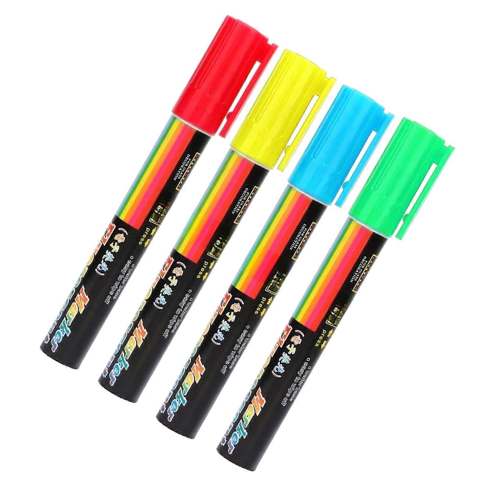 4Pcs Queen Bee Marking Pen Set, Bright WaterBased Ink, Safe Beekeeping Marker for Quick ID