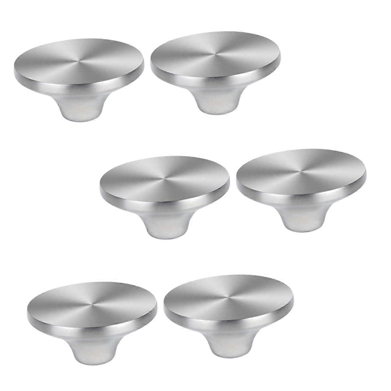 6pcs Universal Stainless Steel Pot Lid Replacement Knobs with HeatResistant Grip for Cookware