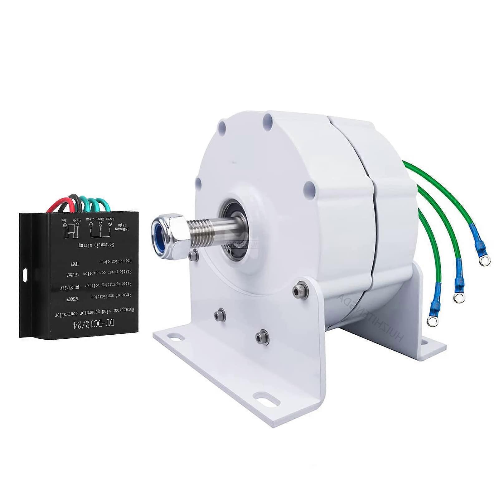 48V 10000W Wind Turbine Permanent Magnet Generator Low RPM Efficient Alternator with Controller