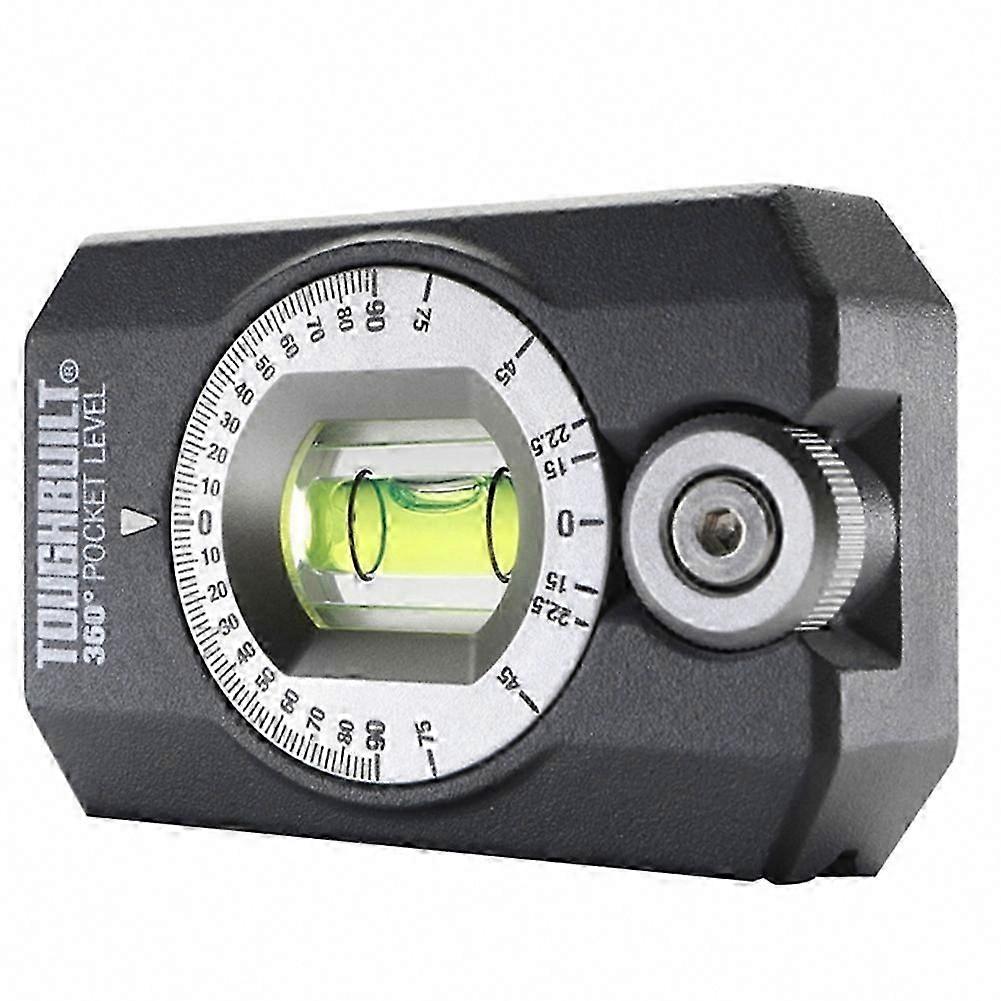 TOUGHBUILT TB-H2-L-4R 360 Rotating Vial Pocket Level for Precision Work - Durable Tool Case