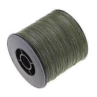 6 brins de ligne de pêche de 300 m, 100 lb, tresse PE résistante de 0,55 mm, verte