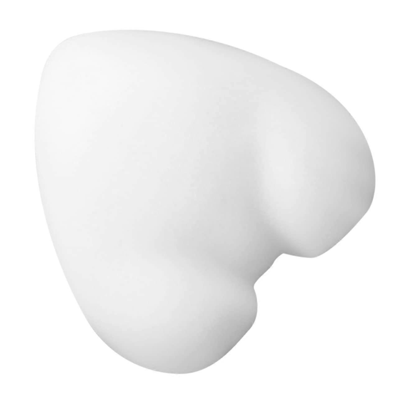 Underwear Display Mannequin for Men with Ergonomic Hip Shape and Stable Base, White Plastic Form